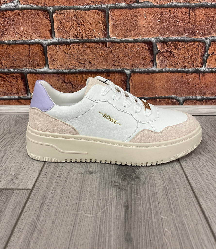 Womens Lloyd and Pryce Tommy Bowe Barattin Trainer in Marshmallow Mix