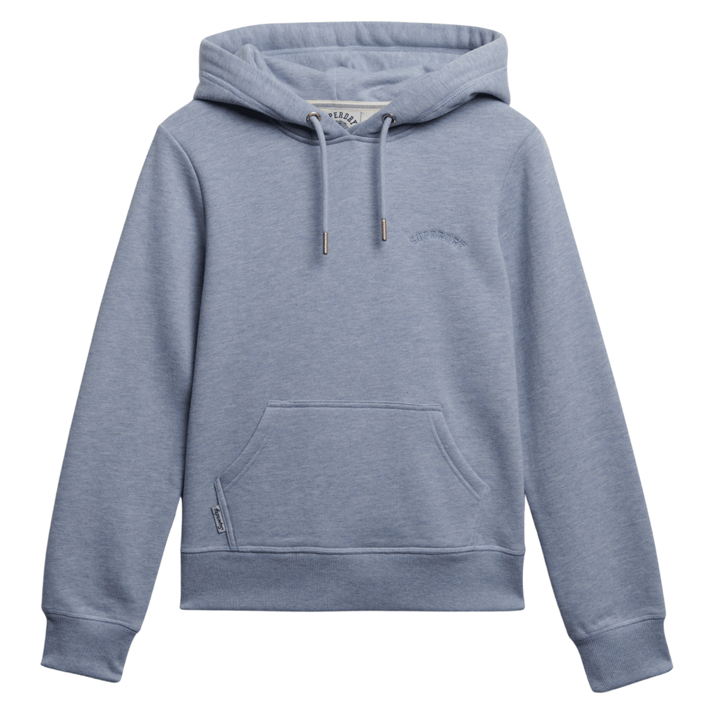 Women’s Superdry Essential Logo Hoodie Blue Fog
