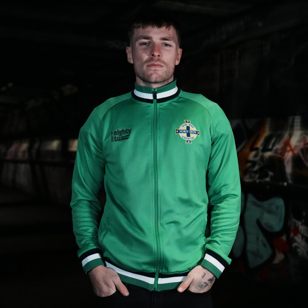 Spirit of 82 - Retro Green Track Top “GAWA”