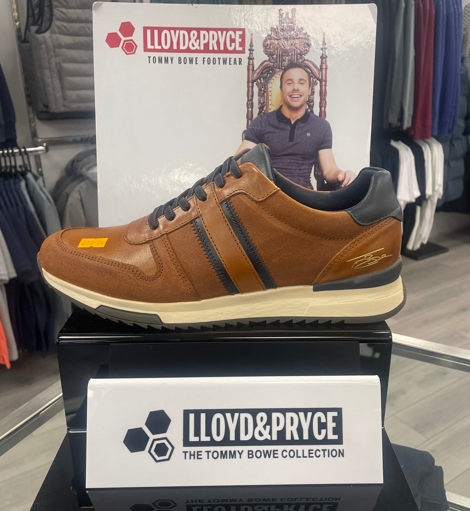 Men’s Lloyd & Pryce Tommy Bowe Leather Tan Pollard Trainer