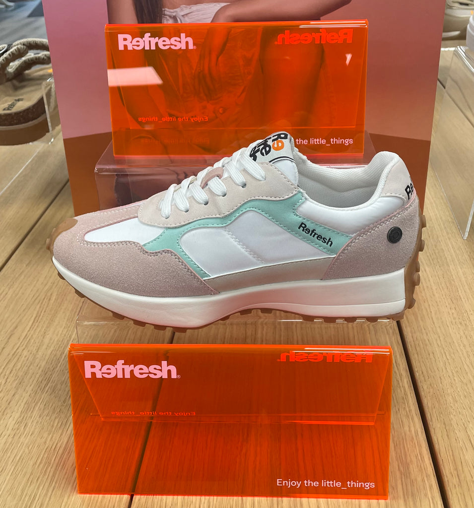 Refresh Ladies Runner in White/Pink/Aqua