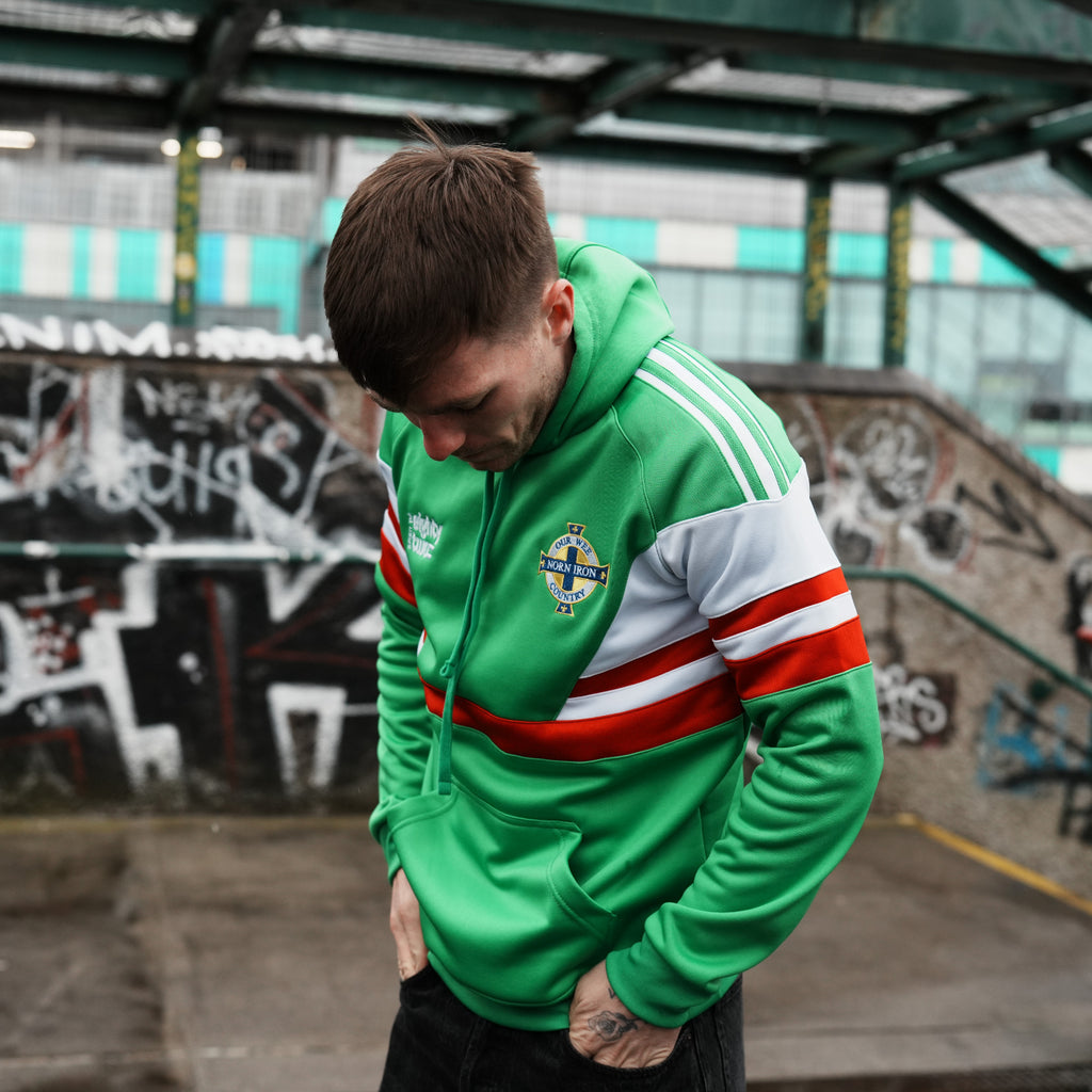 Spirit of 82 Northern Ireland Green World Cup 86 Hoodie Belfast Football