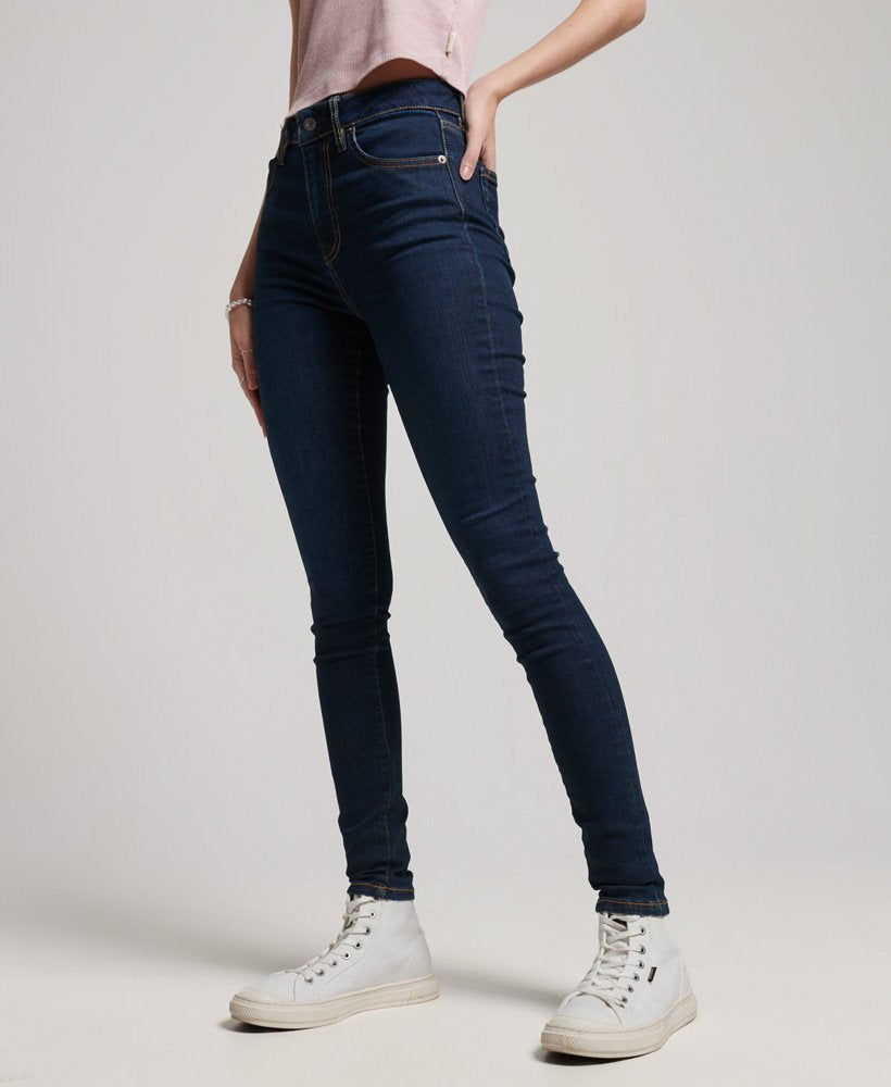 Women’s Superdry Vintage High Rise Skinny Jeans in Dark Wash